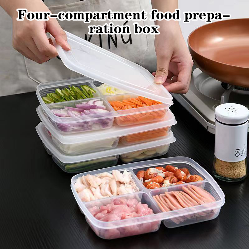 صندوق تخزين بلاستيكي جديد بـ 4 - مراجعة Food Storage Box Plastic وسعره