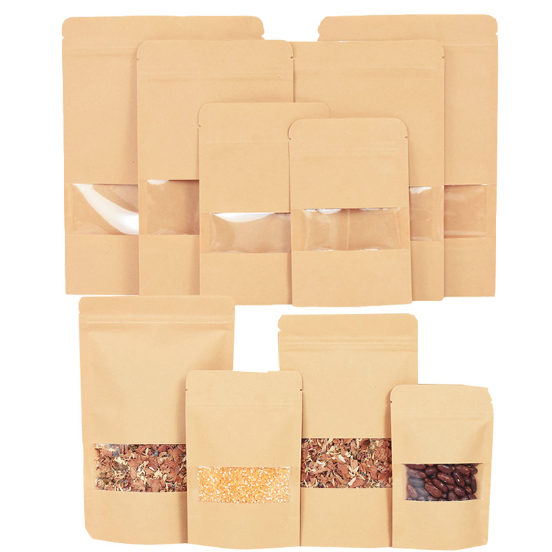 20/50 قطعة كرافت ورقة أكياس قف - مراجعة Food Storage Roll Bags وسعره