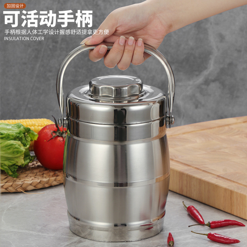 صندوق غداء معزول من الفولاذ ال - مراجعة Stainless Lunch Box وسعره