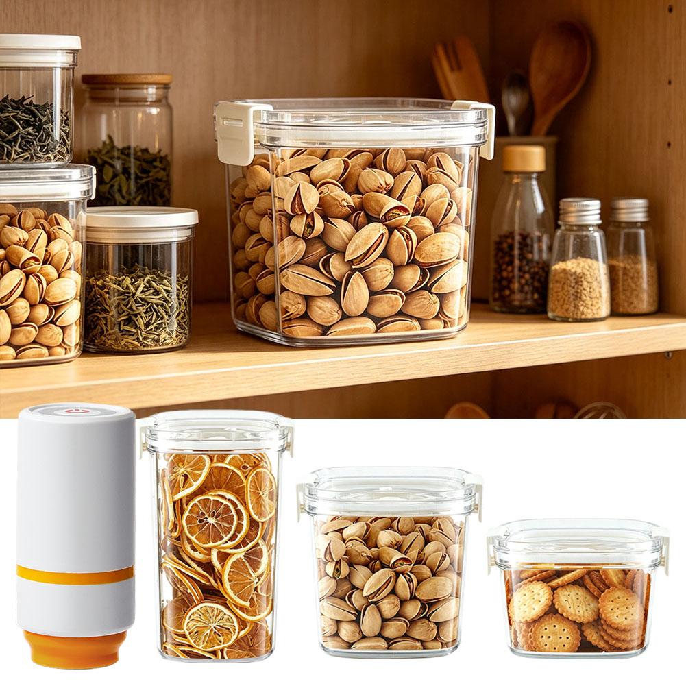 حاوية تخزين كهربائية محكمة الإ - مراجعة Food Storage Kitchen Container Set وسعره