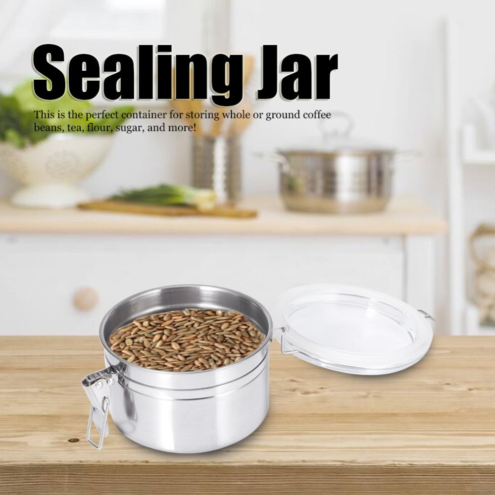 حاوية قهوة محكمة الإغلاق من ال - مراجعة Food Storage Kitchen Container Set وسعره