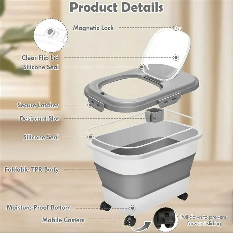 حاوية تخزين الطعام HLZS - حاوي - مراجعة Food Storage Pet وسعره