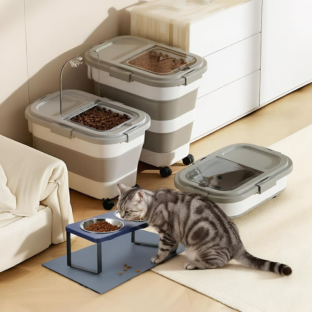 حاوية تخزين طعام للكلاب/القطط  - مراجعة Food Storage Pet وسعره