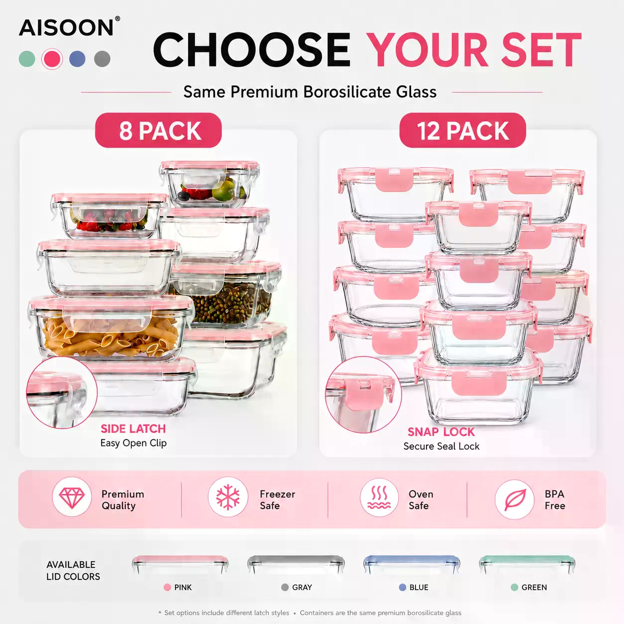 مجموعة حاويات طعام زجاجية قابل - مراجعة Food Storage Organization Ideas وسعره