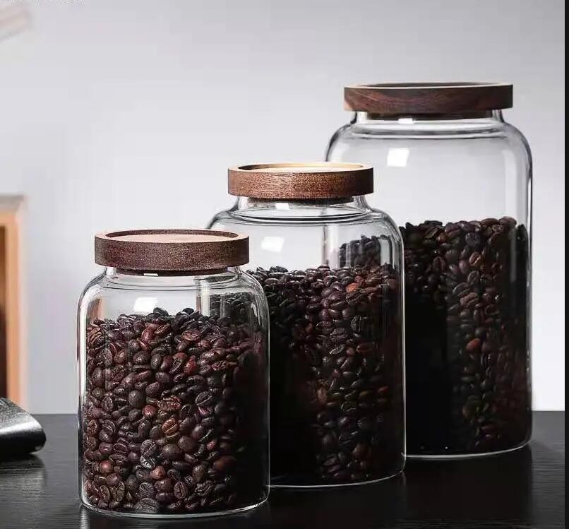 وعاء تخزين زجاجي بغطاء، علب شا - مراجعة Food Storage Glass Containers Large وسعره