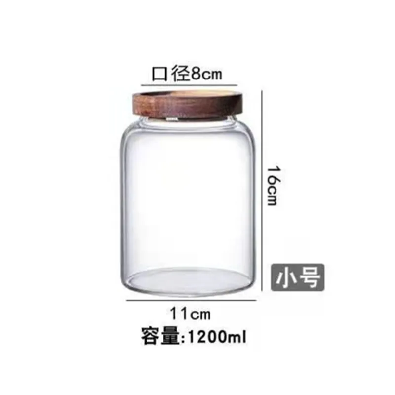 وعاء تخزين زجاجي بغطاء، علب شا - مراجعة Food Storage Glass Containers Large وسعره