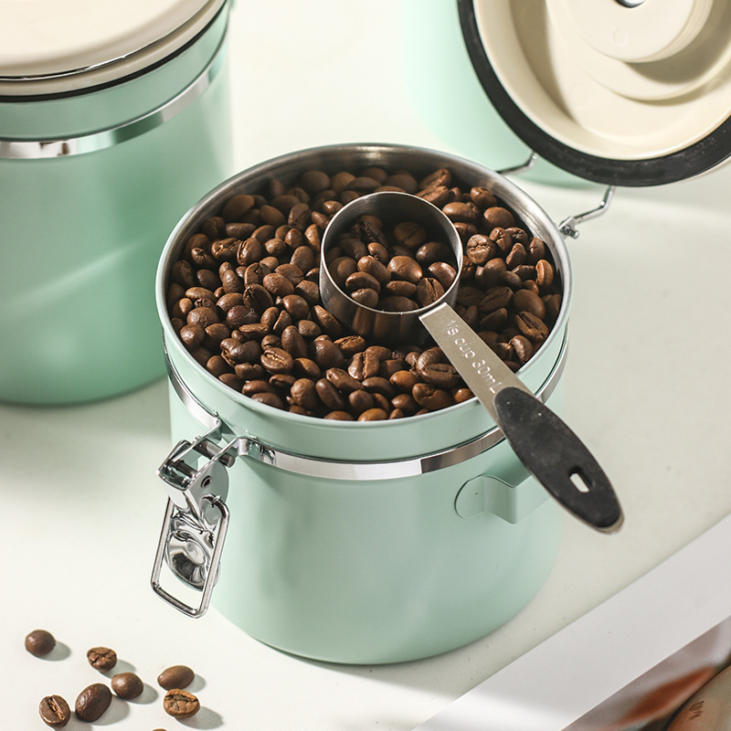 برطمانات تخزين القهوة ذات سعة  - مراجعة Food Storage Glass Containers Large وسعره