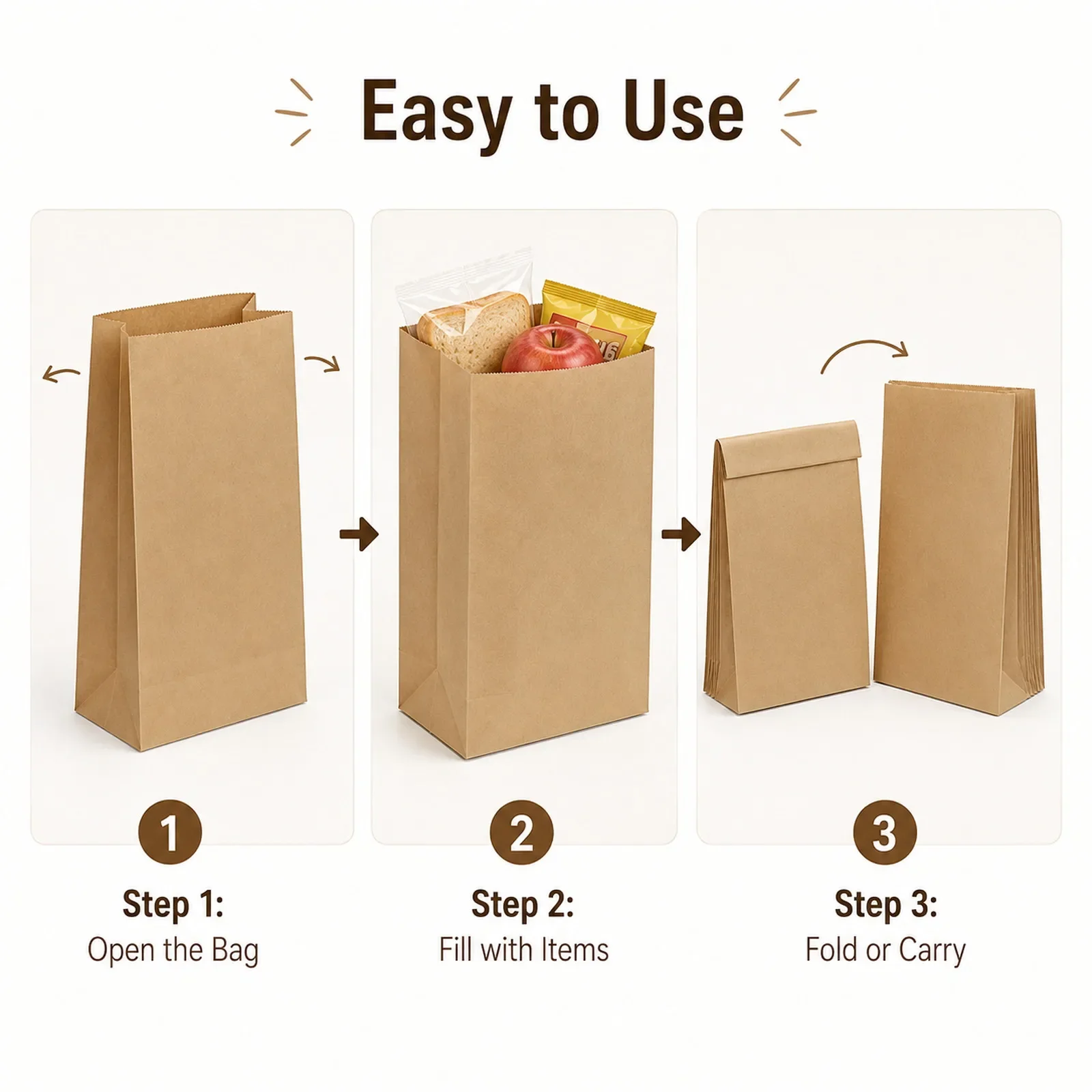 10-30 قطعة من أكياس الورق البن - مراجعة Food Storage Roll Bags وسعره