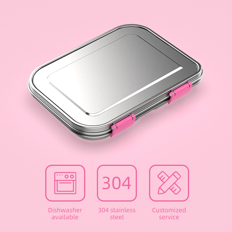 صندوق غداء بينتو مانع للتسرب م - مراجعة Food Storage Box Stainless Steel وسعره