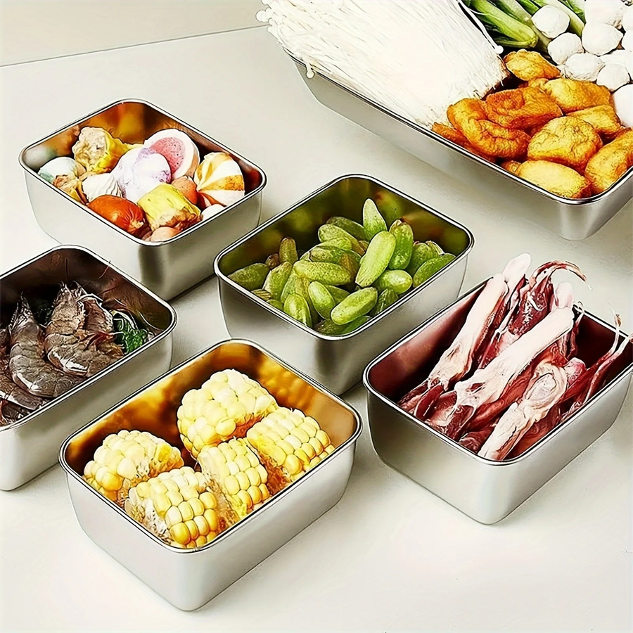 1/3/5 قطعة صندوق تخزين المواد  - مراجعة Food Storage Containers With Lids وسعره
