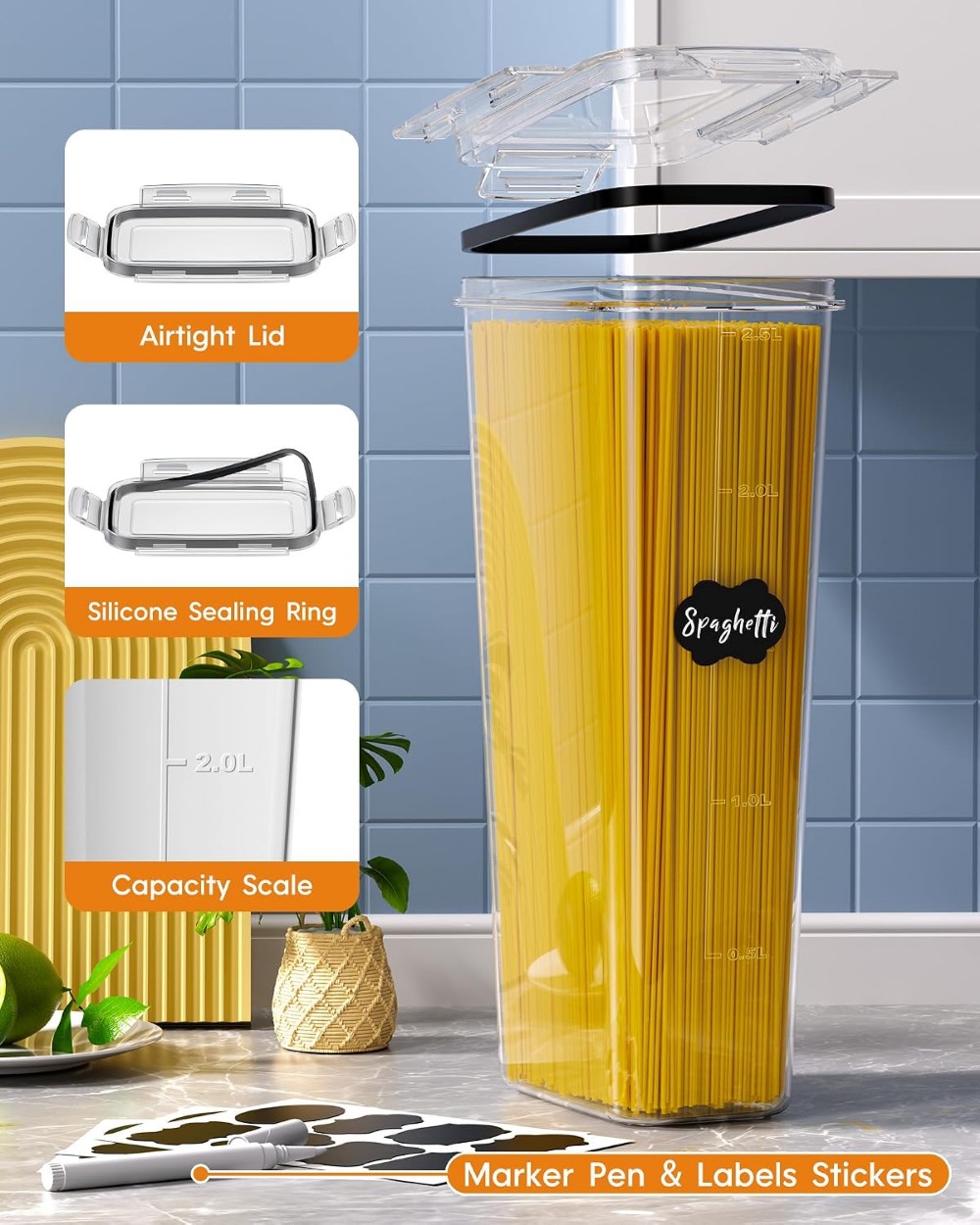 24 قطعة من حاويات تخزين الطعام - مراجعة Food Storage Containers With Lids وسعره