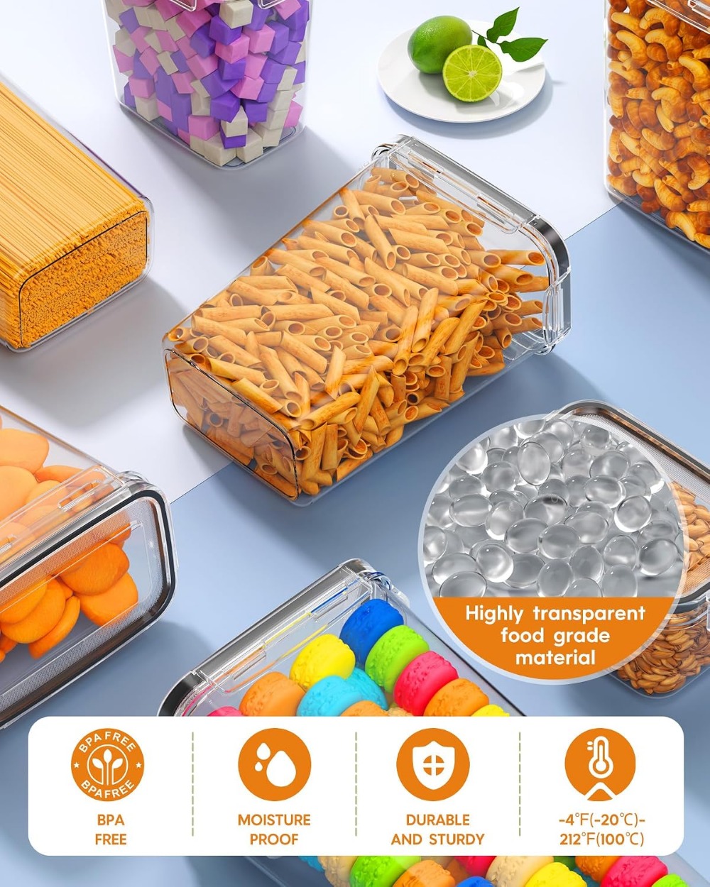 24 قطعة من حاويات تخزين الطعام - مراجعة Food Storage Containers With Lids وسعره