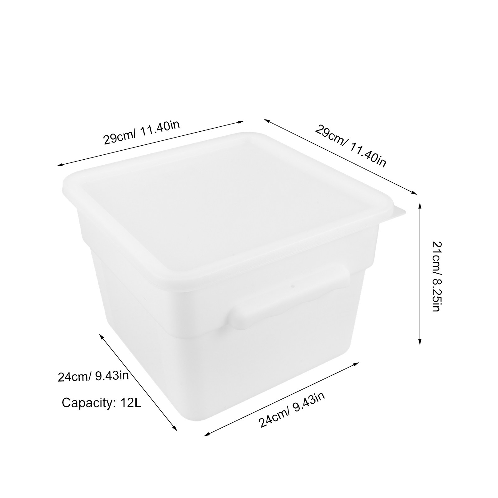 حاوية طعام بلاستيكية مربعة قاب - مراجعة Food Storage Restaurant وسعره