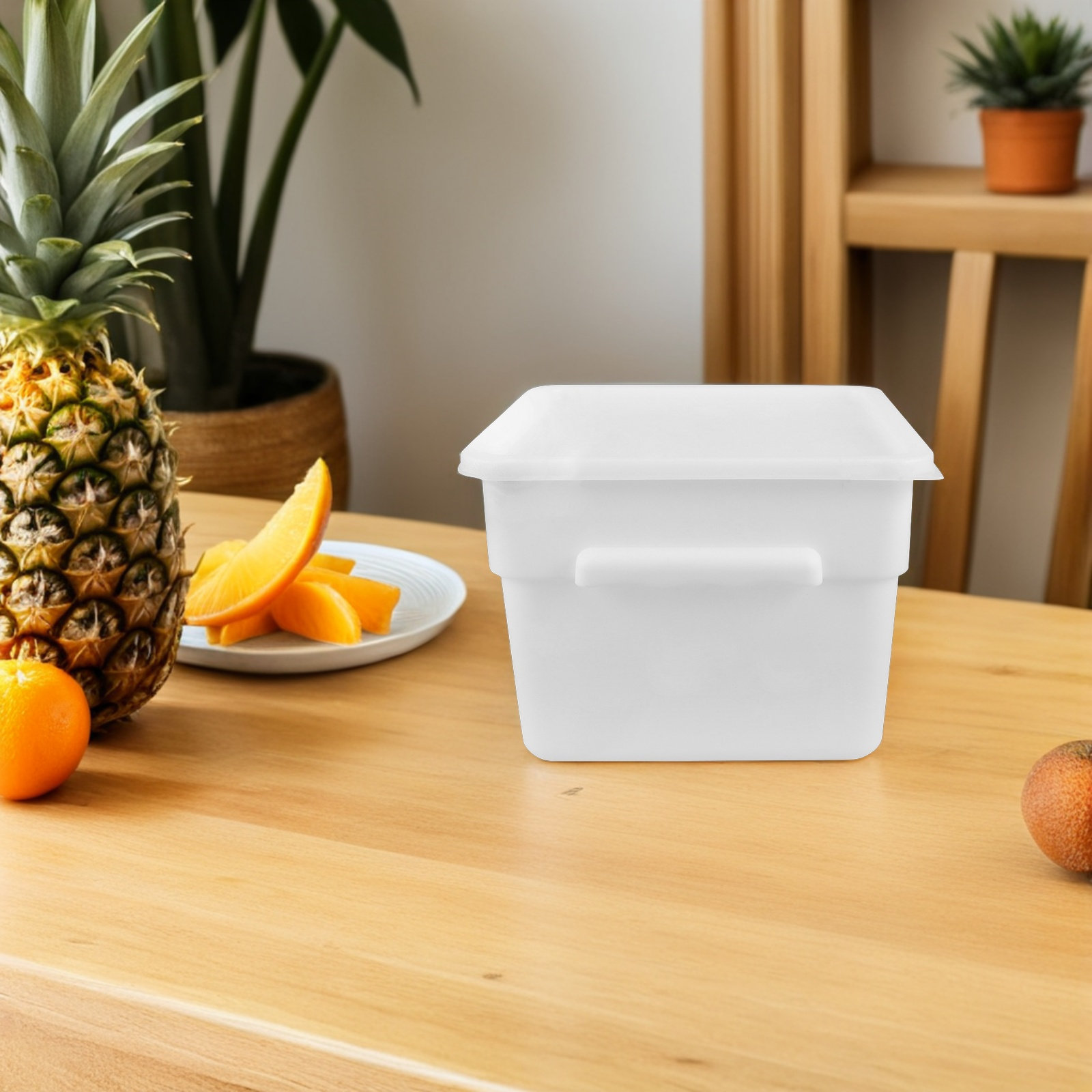 حاوية طعام بلاستيكية مربعة قاب - مراجعة Food Storage Restaurant وسعره