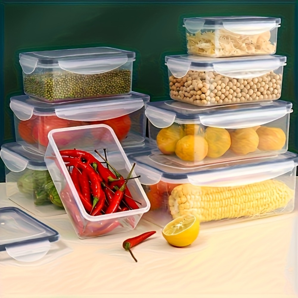 حاوية طعام محكمة الإغلاق مع غط - مراجعة Food Storage Containers With Lids وسعره