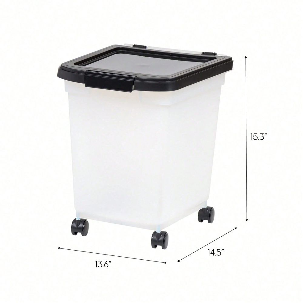دلو تخزين بلاستيكي شفاف مزود ب - مراجعة Food Storage Pet وسعره