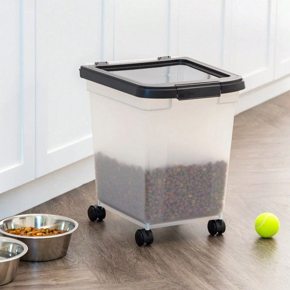 دلو تخزين بلاستيكي شفاف مزود ب - مراجعة Food Storage Pet وسعره