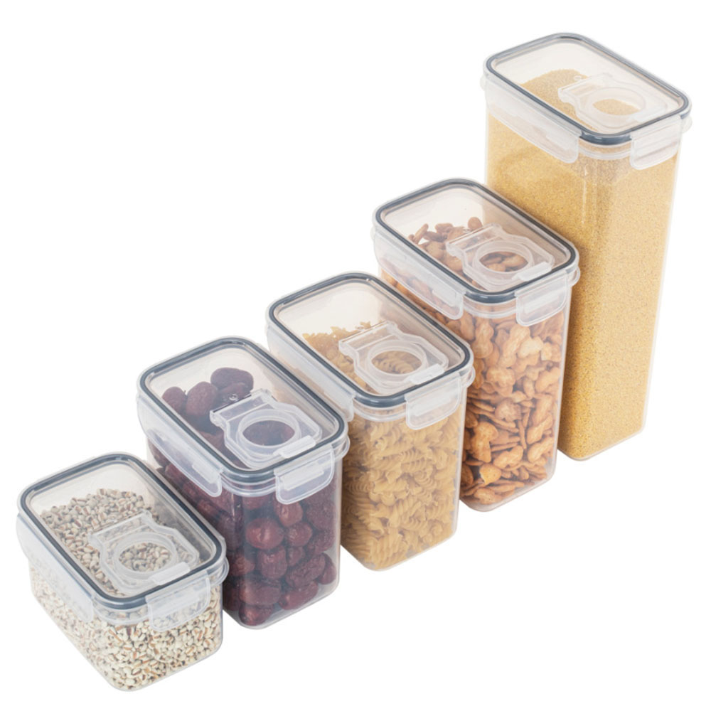 مختومة البلاستيك صندوق تخزين ا - مراجعة Food Storage Kitchen Container Set وسعره