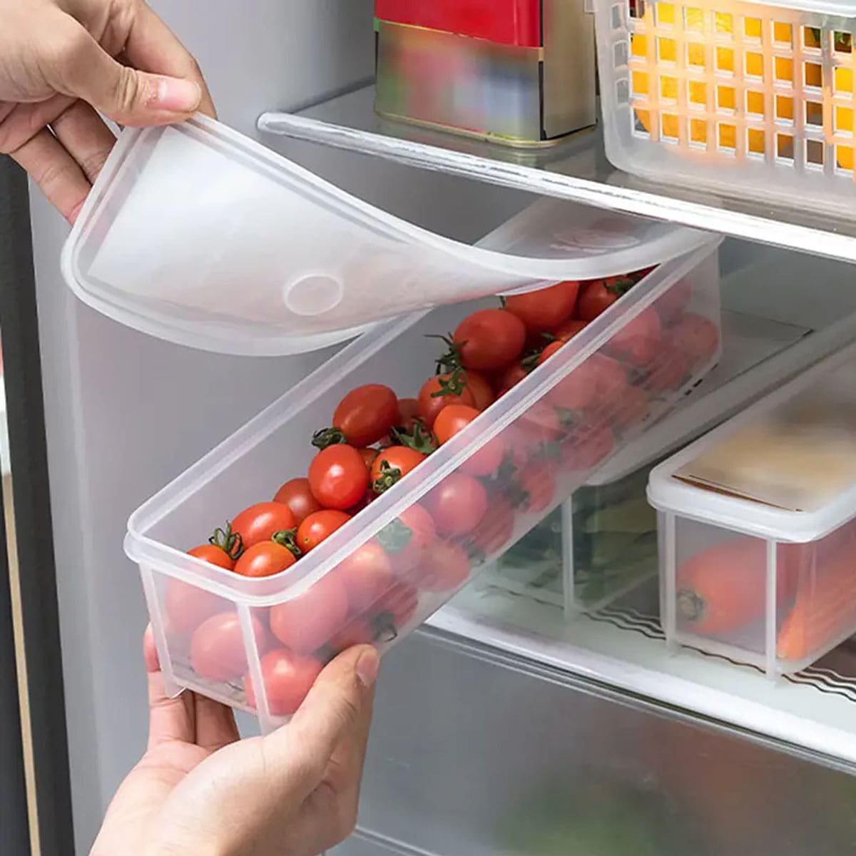 صندوق تخزين بلاستيكي شفاف، علب - مراجعة Food Storage Box Plastic وسعره