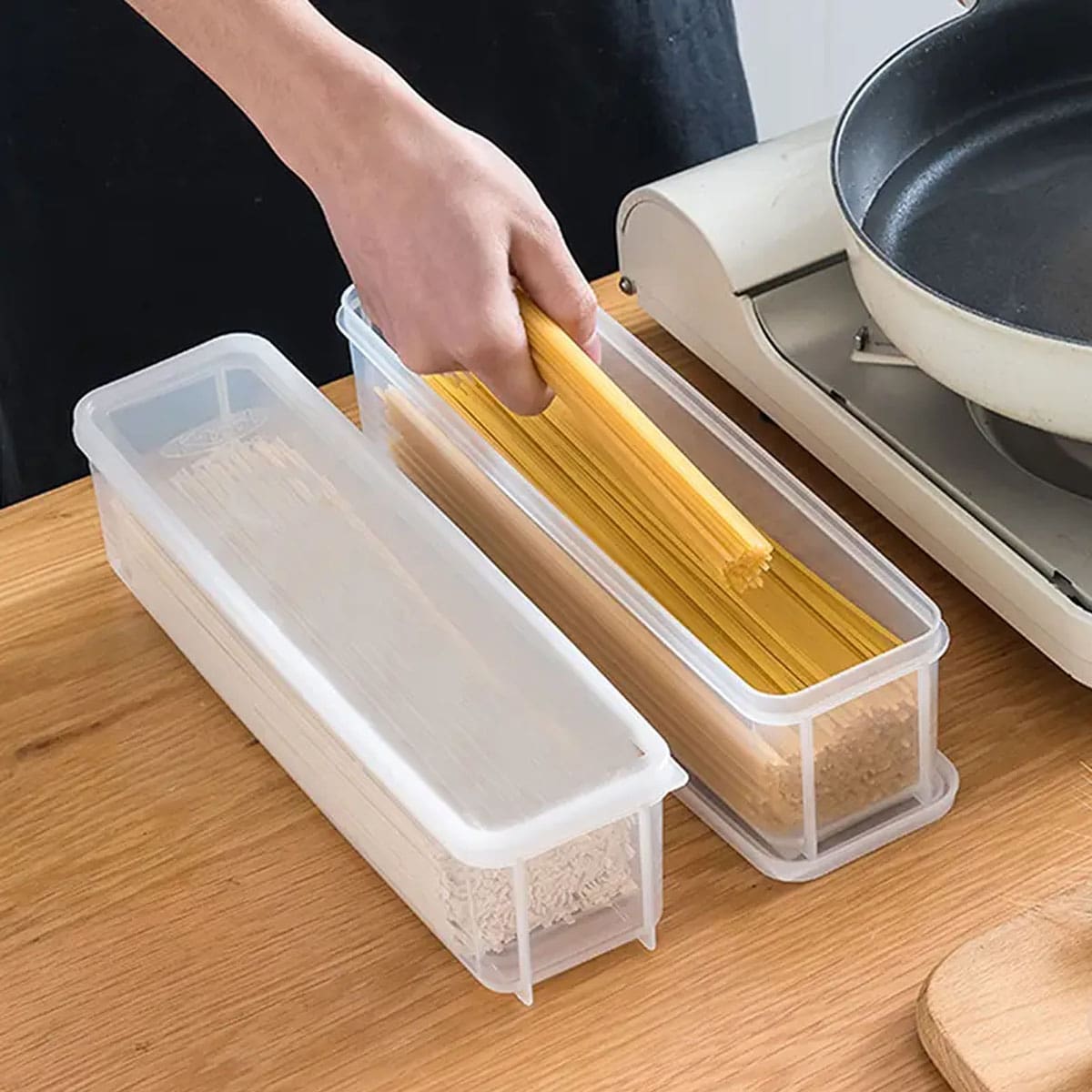 صندوق تخزين بلاستيكي شفاف، علب - مراجعة Food Storage Box Plastic وسعره