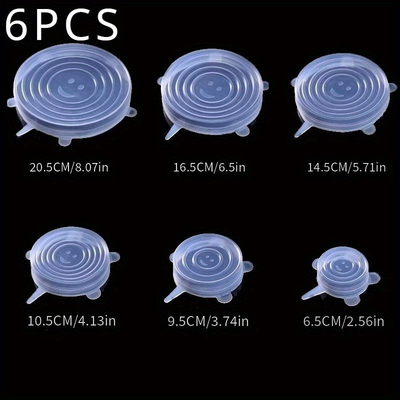6 عبوات من أغطية الطعام المصنو - مراجعة Silicone Stretch Lid وسعره