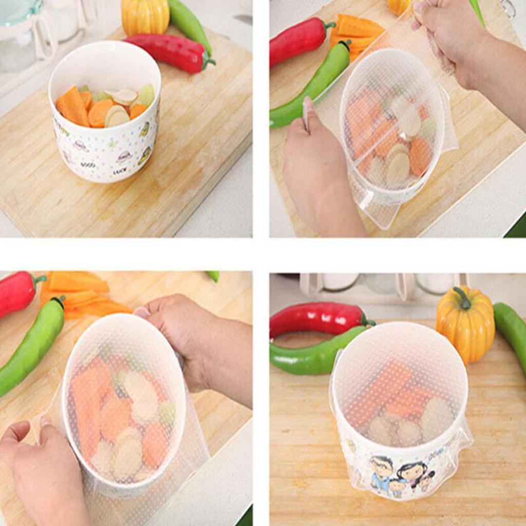 مجموعة أغطية سيليكون شفافة ومر - مراجعة Silicone Stretch Lid وسعره
