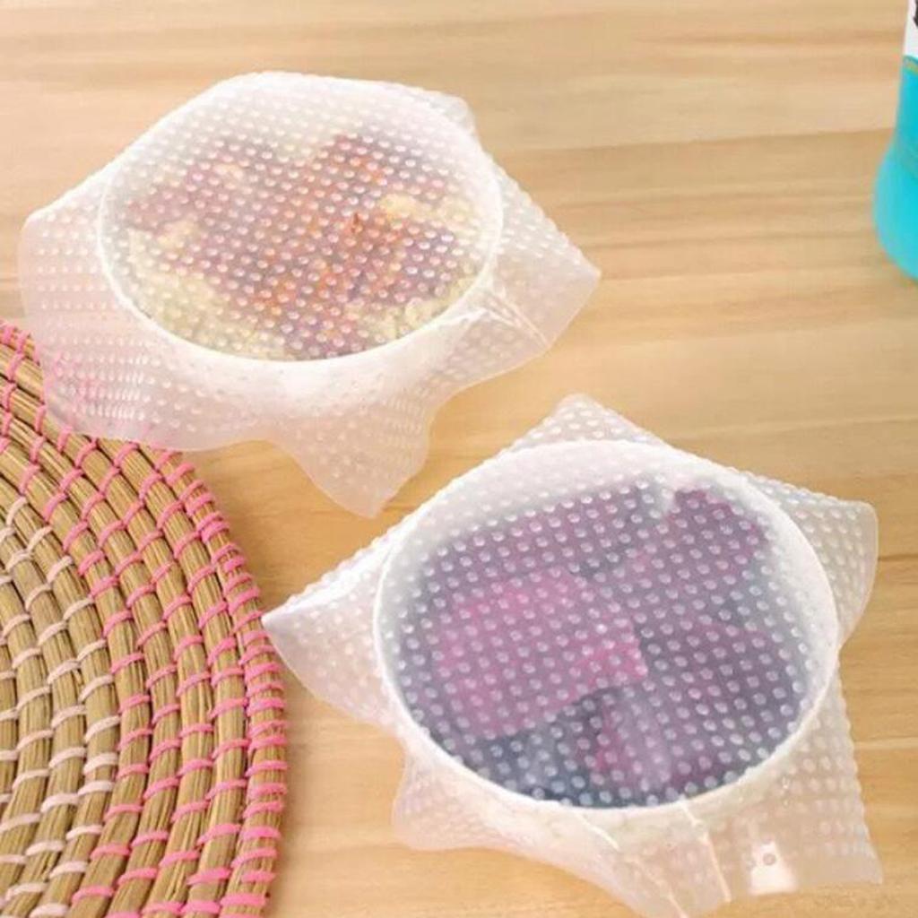 مجموعة أغطية سيليكون شفافة ومر - مراجعة Silicone Stretch Lid وسعره