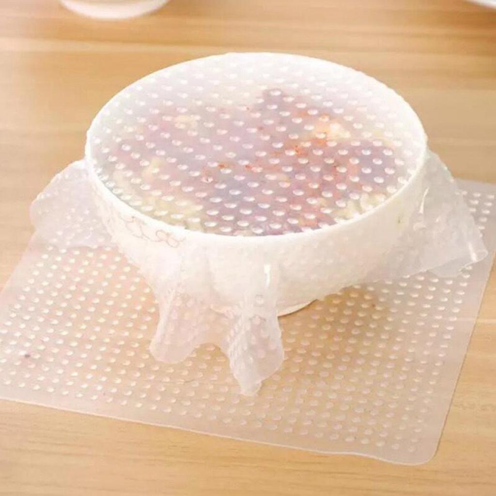 مجموعة أغطية سيليكون شفافة ومر - مراجعة Silicone Stretch Lid وسعره